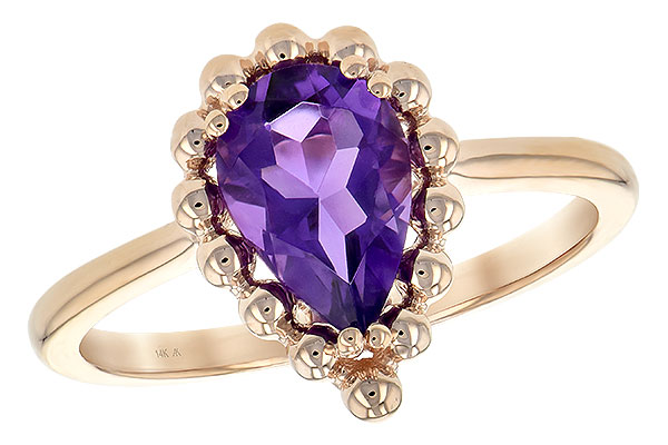 A207-31794: LDS RING 1.06 CT AMETHYST