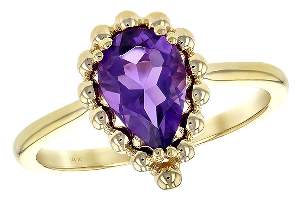 A207-31794: LDS RING 1.06 CT AMETHYST