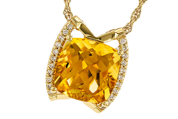 A291-87267: NECK 3.74 CITRINE 3.85 TGW (10MM CUSHION)