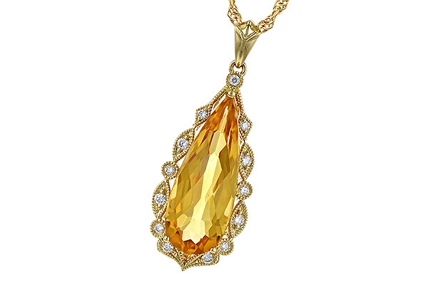 B290-94485: NECK 3.38 CITRINE 3.50 TGW