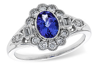 B292-74512: LDS RG .80 TANZANITE 1.20 TGW (7x5MM OV)