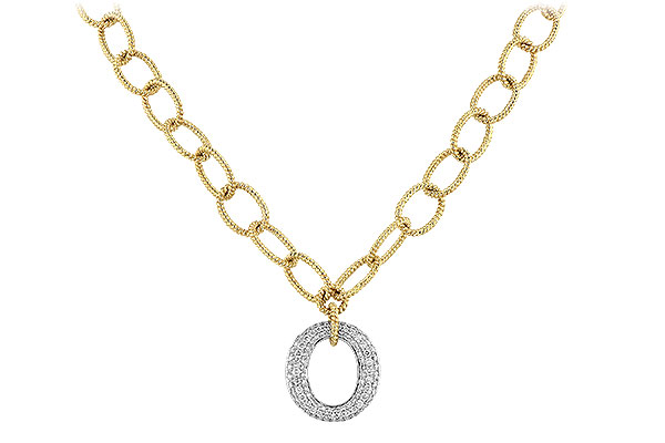 C208-19939: NECKLACE 1.02 TW (17 INCHES)