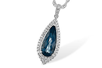 E207-30830: NECK 2.40 LONDON BLUE TOPAZ 2.65 TGW