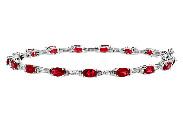 E292-75448: BRACELET 4.65 RUBY 4.97 TGW (7")