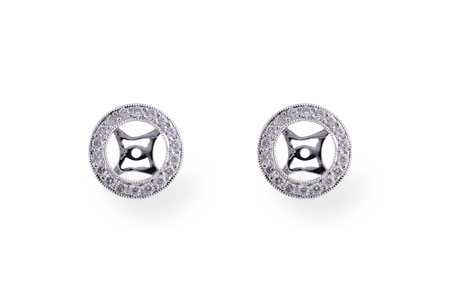 F201-88112: EARRING JACKET .32 TW (FOR 1.50-2.00 CT TW STUDS)