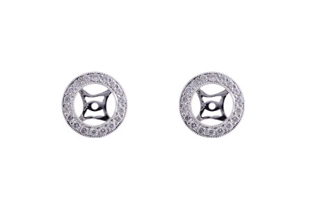 F201-88112: EARRING JACKET .32 TW (FOR 1.50-2.00 CT TW STUDS)