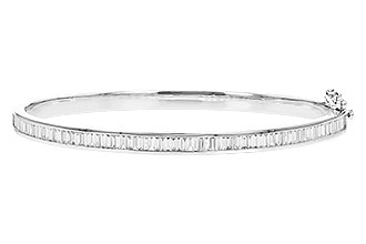 F291-83621: BANGLE 1.02 TW BAGUETTE DIAMONDS