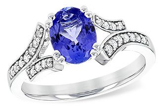 G208-25448: LDS RG 1.15 TANZANITE 1.30 TGW