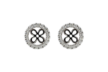 H205-49930: EARRING JACKETS .30 TW (FOR 1.50-2.00 CT TW STUDS)