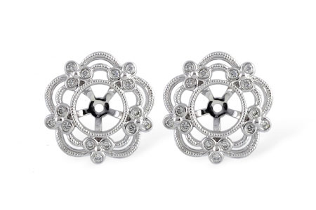 K203-68175: EARRING JACKETS .16 TW (FOR 0.75-1.50 CT TW STUDS)