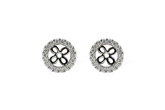K205-49921: EARRING JACKETS .24 TW (FOR 0.75-1.00 CT TW STUDS)