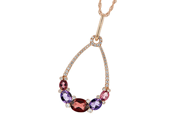 K205-49984: NECK 1.47 SEMI-PRECIOUS 1.67 TGW