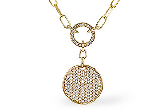 M292-75384: NECKLACE .92 TW (17")